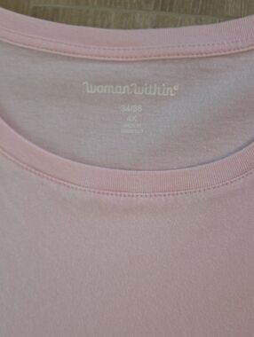 Woman Within Pink Top